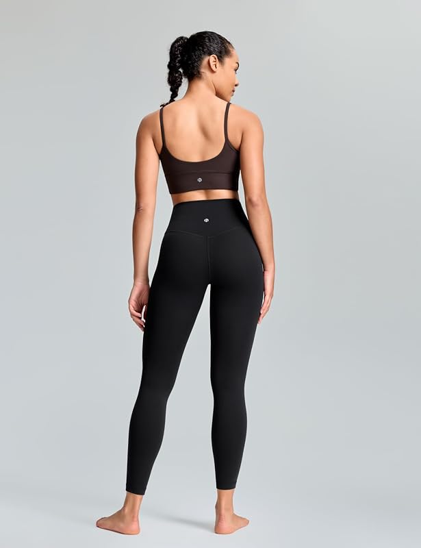 HeyNuts No Front Seam Workout Leggings 28", Black, M image 3