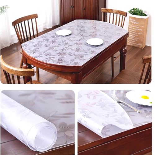 Nappe transparente imperméable pour éviter les taches sur la table