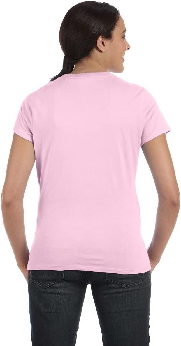 Hanes Womens Perfect-t Crewneck T-Shirt, Lightweight Cotton Short Sleeve Tee for Women - Image 2