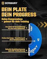 HQ Germany® Fractional Plates 2x 2,0kg [±10g] - Hantelscheiben 50mm – Ansicht 3