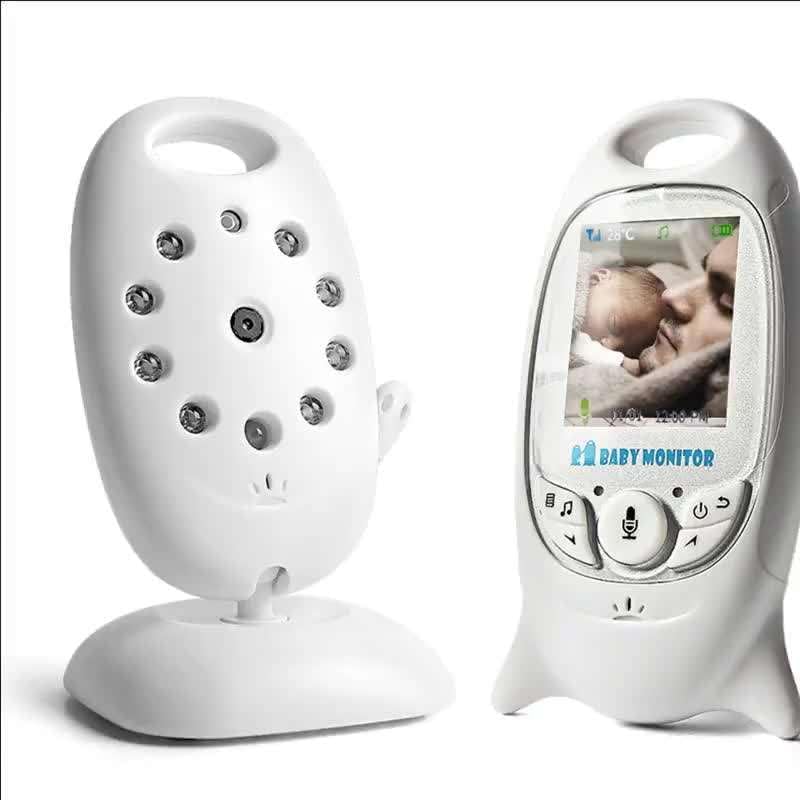 Câmera Babá Eletrônica com Visão Noturna e Termômetro Integrado –...