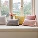 Home Brilliant Pink Pillow Covers 12x20 Decorations Plush Fluffy Faux Fur Throw Pillow Case Supersoft Oblong Cushion Cover for Teen Girls, 12 x 20 inch, Pink
