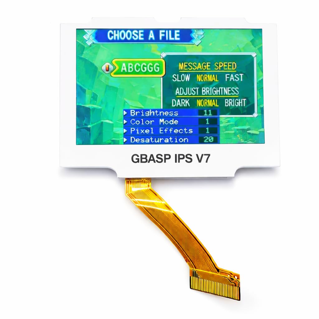 ゲームボーイアドバンス 本体 IPS液晶 HDMI&クリッカートリガー ゲームボーイアドバンス IPS液晶専用 ガラススクリーン【3.2インチ