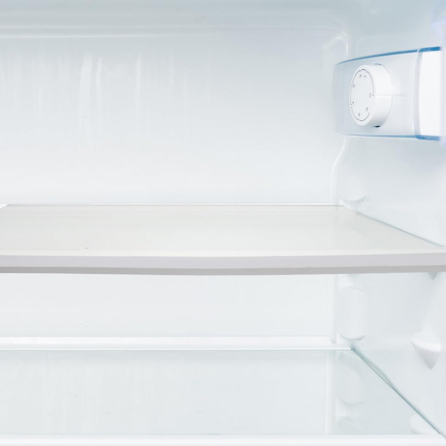 PRETYZOOM Tempered Glass Refrigerator Shelf 15.75x11.8 Inch Glass Storage Shelf with Alloy Frame, Prevents Bending or Warping, Flexible Partitioning, for Busy Households and Frequent Kitchen