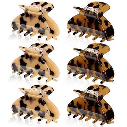 WILLBOND 6 Pieces Medium Hair Claw Clips
