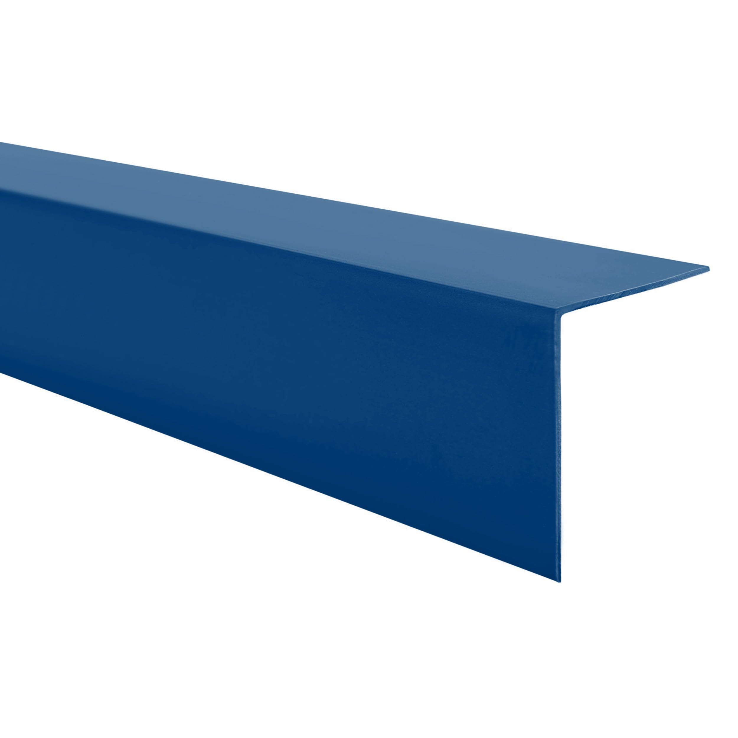 Quest PVC Kantenschutzwinkel - Ohne Klebeband - Kantenleiste und Eckenschutz - Eckleiste Winkelprofil - 15x15mm, 100cm, Blau