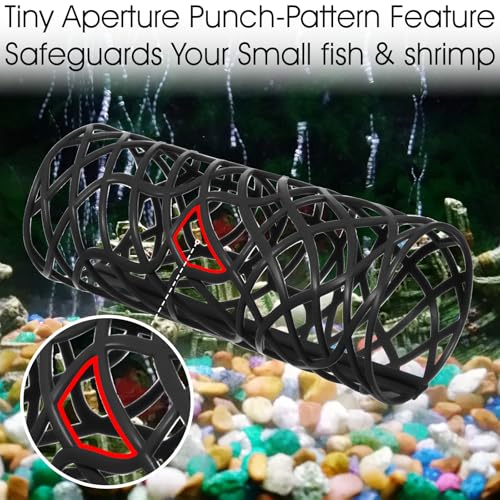 Image of 2Pcs Betta Fish Tank Accessories, Betta Tunnel & Hammock Aquarium Hideout, Bettas Fish Toys with Suction Cups Perfect for Hideout and Play Area, 3.9x2 Inch Platform, 3.9x1.6 Inch Tunnel(Black)