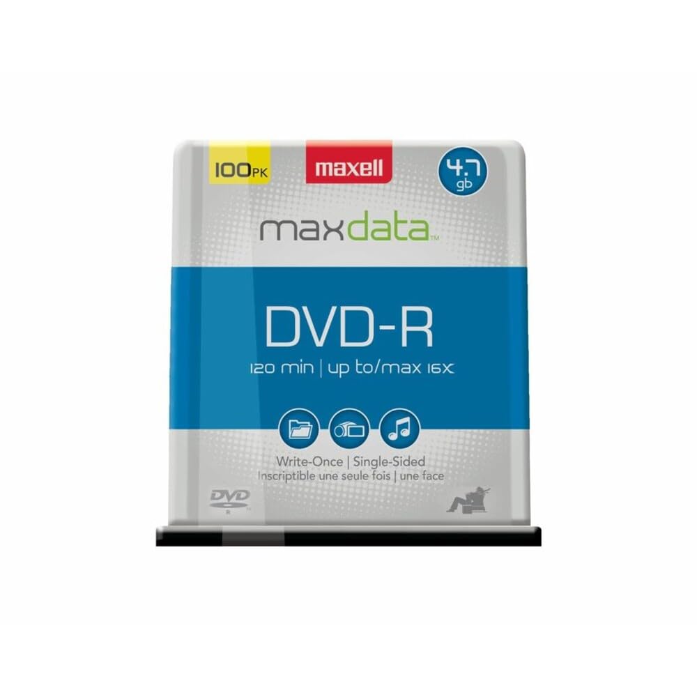 Amazon.com: Maxell MAX638014 16x DVD-R Media | Write-once DVD-R