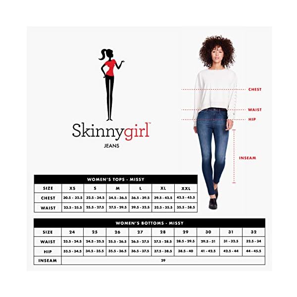 Skinnygirl-Womens-Plus-Size-The-High-Rise-Flare-Jean Skinnygirl Women's Plus Size The High Rise Jean, raw Rinse-Polished Flare, 22W