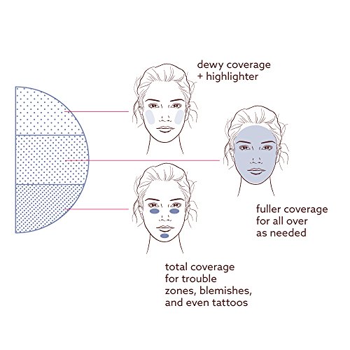 Undone Beauty Conceal To Reveal 3-In-1 Concealer & Highlighter With Natural Coconut For Dewy Glow - Used For Blemishes, Tattoos, Under Eye Circles & Wrinkles - Vegan And Cruelty Free - Porcelain Light #TOP1