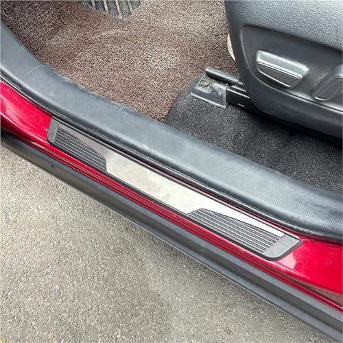 Protection seuil de porte acier inoxydable VW Jetta Vento 2011-2025 de 4 pièces - 5
