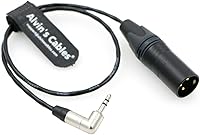 Vista 1 de Alvin's Cables Cable de código de tiempo para Sony FS7 Sony FS5 Cámara Canon C100 de Tentacle Sync 0.138 in TRS a XLR 3 pines macho código tiempo