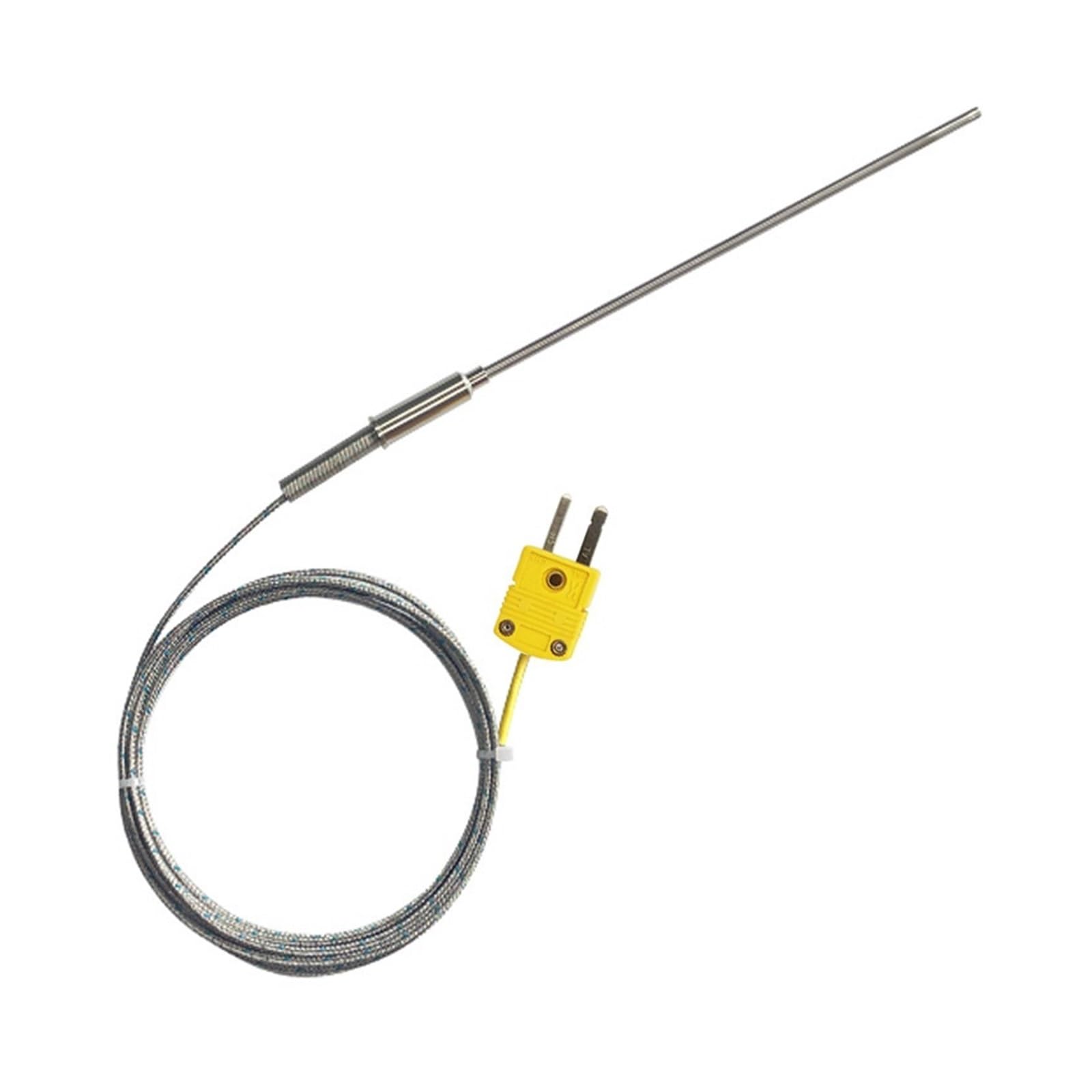 Sensor de temperatura termopar Sonda flexión Flexible tipo PT100/K controlador sin conexión a tierra enfundado(K- 0.5x300mm-1m)