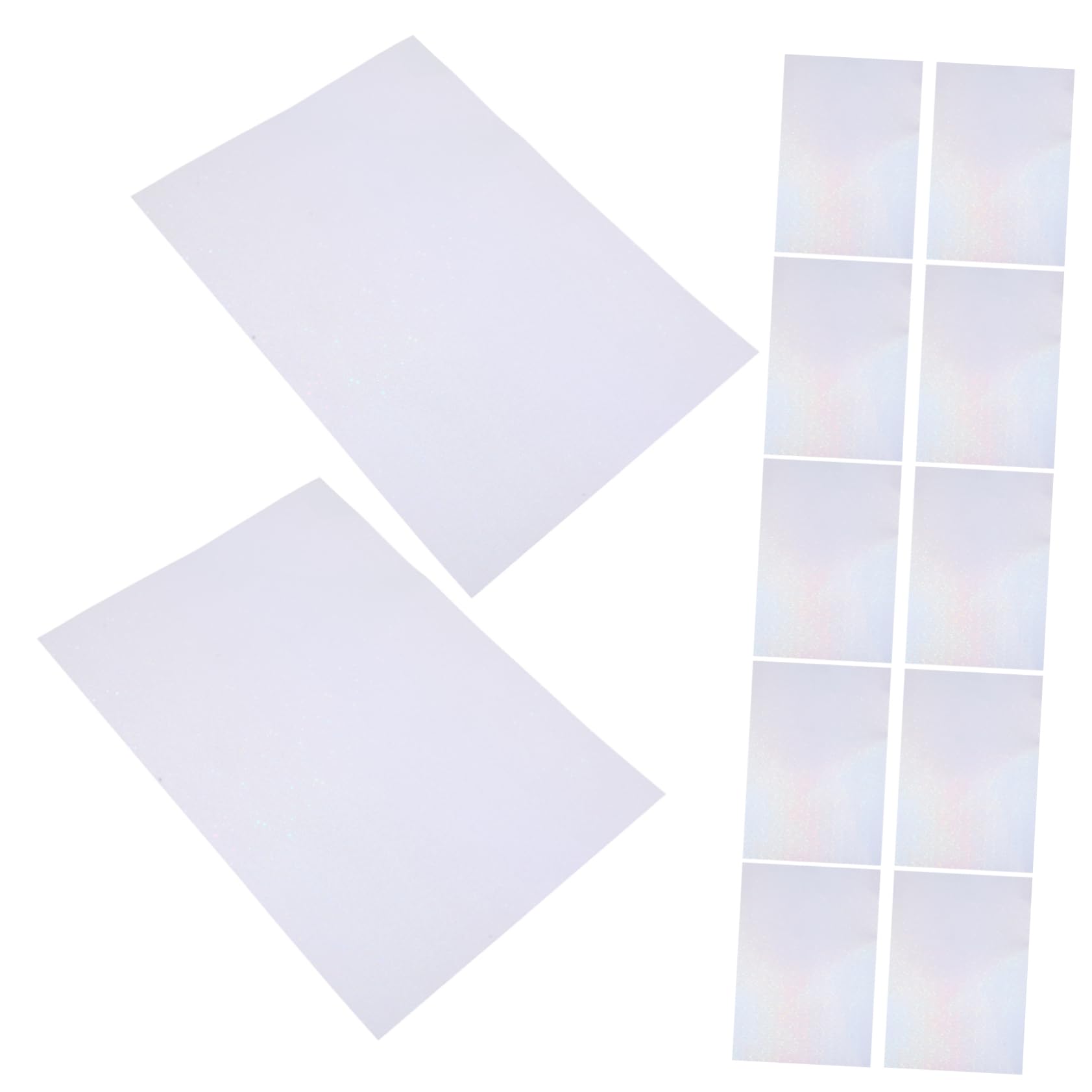 ARTIBETTER 10Sheets Holographic Adhesive Sticker Self Adhesive Cold Laminated Film for Home Decor DIY Crafts Cars and Windows Easy to Cut Holographic