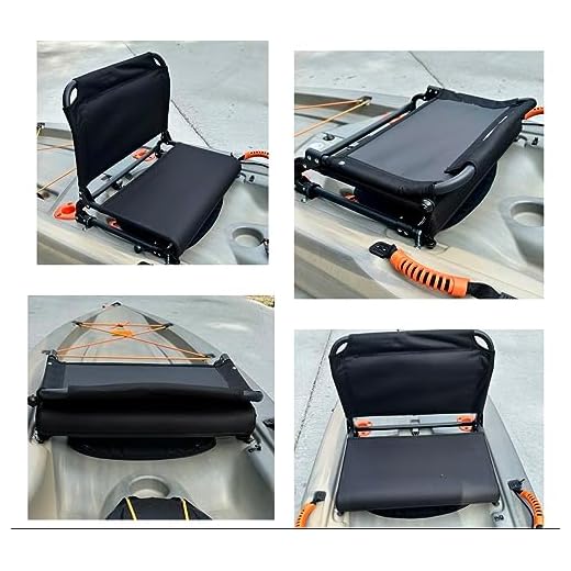 Lifetime Kayak Seat Replacement Upgrade Kit for Tamarack Tahoma Tioga - Foldable with Cushioned Elastic Base - Includes Seat and All Hardware
