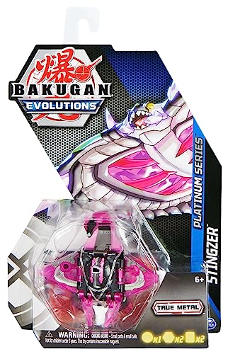 Bakugan 20139205 Evolutions 2022 Platinum Series Die-Cast Geogan Darkus Stingzer thumb #1