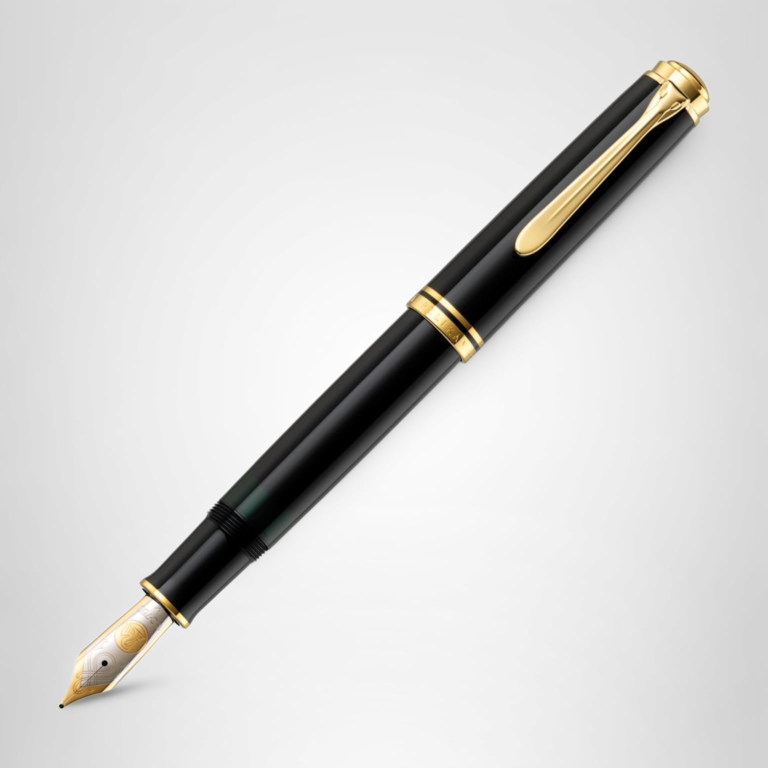 Amazon | PELIKAN ペリカン 万年筆 F 細字 スーベレーン ブラック M800