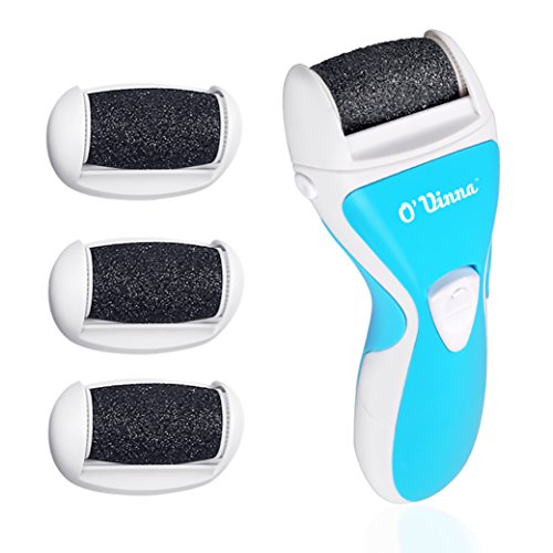 O'vinna Electric Callus Remover, Foot Care Electronic Pedicure Tool for Coarse Dry Skin and Callus Clear Healthy Feet (Blue)
