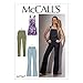 Produktbild McCall's Damen-Schnittmuster 7547 ausgestellte Jeans & Overalls, Skinny Jeans & Shortalls