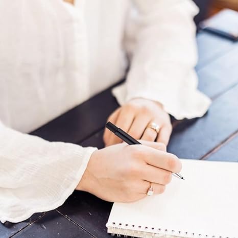 Parker Vector Standard Gold Trim Roller Ball Pen | Ink Color - Blue | Black Body Color | Ergonomic Design | Built for long writing sessions - Image 4