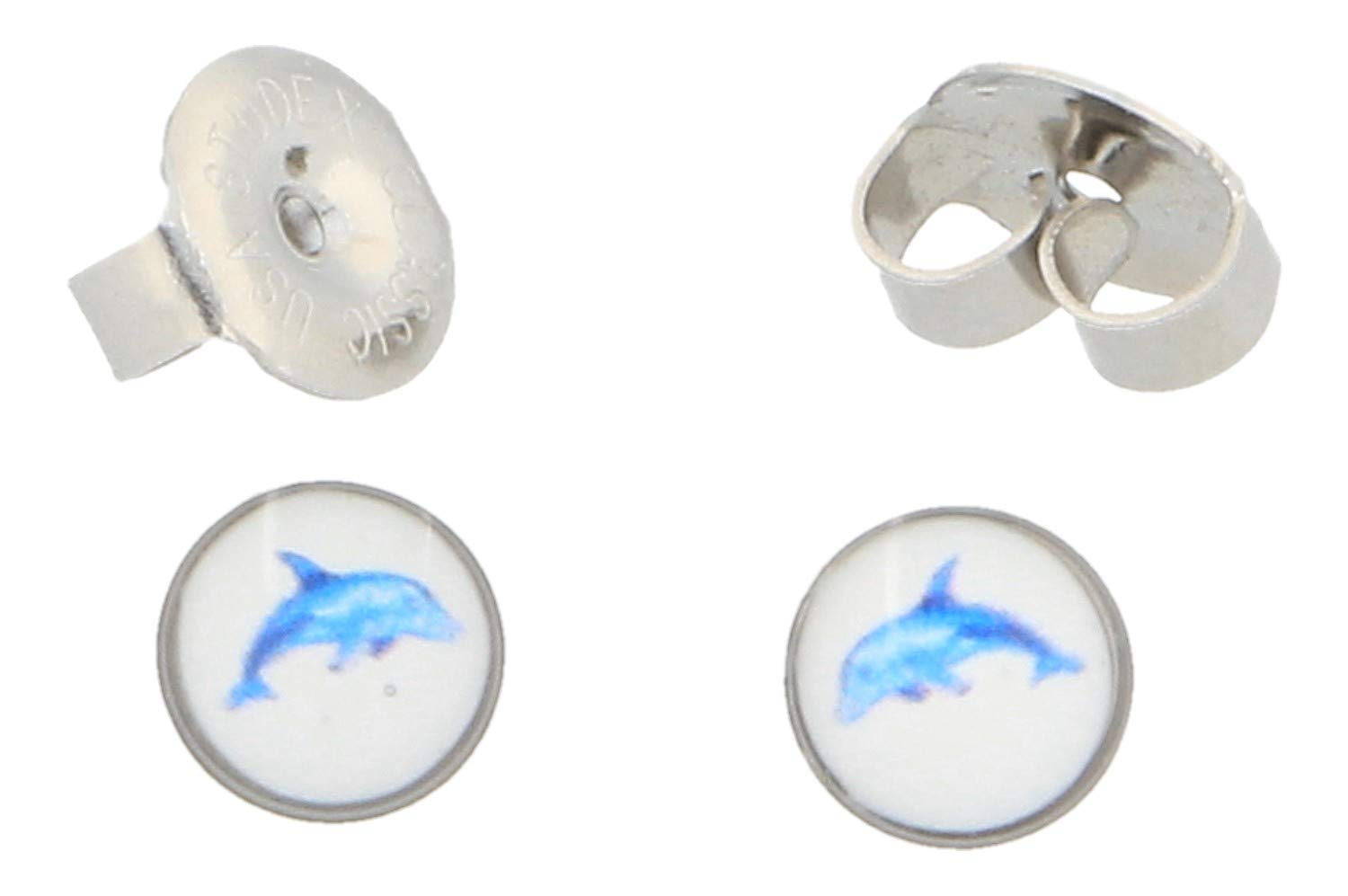 Studex Erstohrstecker Chirurgenstahl mit Delfin