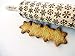 Rolling pin with snowflake pattern. Embossing rolling pin for Christmas gingerbread with SNOWFLAKES.
