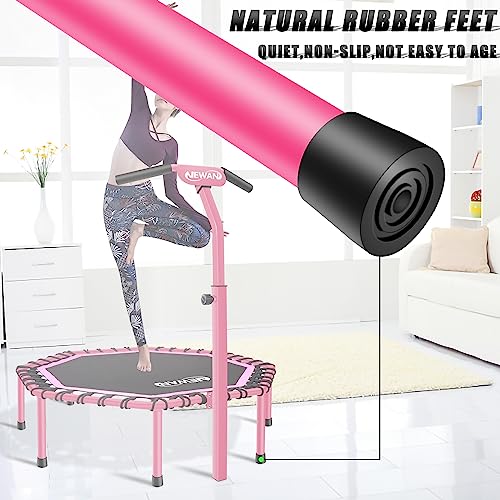 Newan 48" Fitness Trampoline with Adjustable Handle Bar, Silent Trampoline Bungee Rebounder Jumping Cardio Trainer Workout for Adults - Max Limit 330 lbs by NEWAN - Image 8