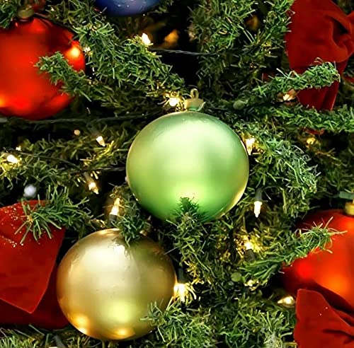 24 Stks Glinsterende Kerstballen 6Cm Onbreekbare Kerstbal Hangings Ornament Voor Boom Krans Vakantie Decoratie Vakantie Decoratie Ornament