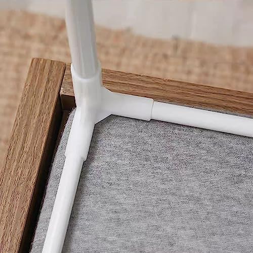 Bed Netting Canopy for Girls Mosquito Net Bed Frame Curtain Brackets 4 Corners Post Bed Curtain Canopy for Bedroom Decoration,Yellow,Queen,Yellow-Twin