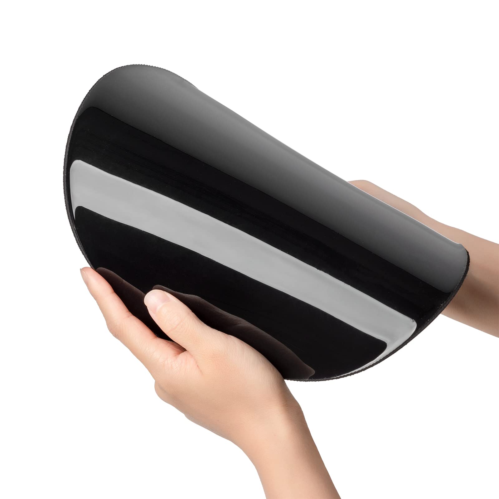 AOKSUNOVA Tappetino per mouse in gel ergonomico, con cuscino in gel, comfort e poggiapolsi, nero