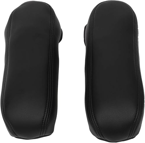 ECCPP - Funda de piel para reposabrazos para Ford F250 F350 Excursion Lariat 99 00 01 02 03 04 05 06 07 piel sintética de primera calidad 2 unidades