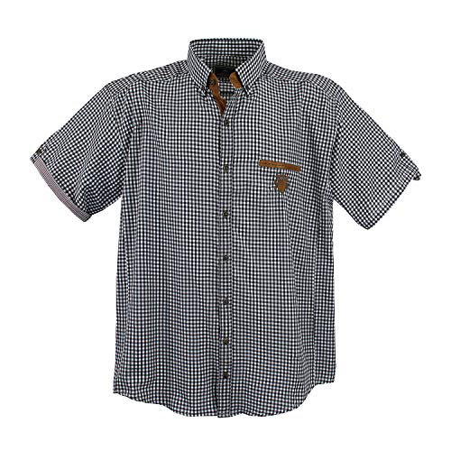 Lavecchia Men's Short-Sleeved Shirt White-Black