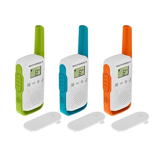 Motorola Solutions T42 Triple Walkie Talkabout, 3 Pack