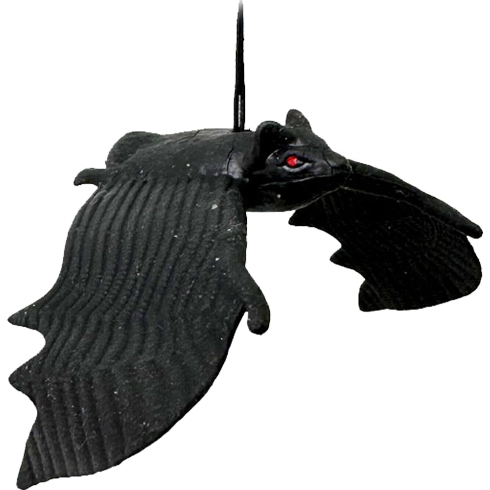 Lpitoy Style 1 Hanging Realistic Soft Rubber Bats,Spooky Looking Bat Decor,Fake Rubber Bats For Halloween Party Supplies And Decoration