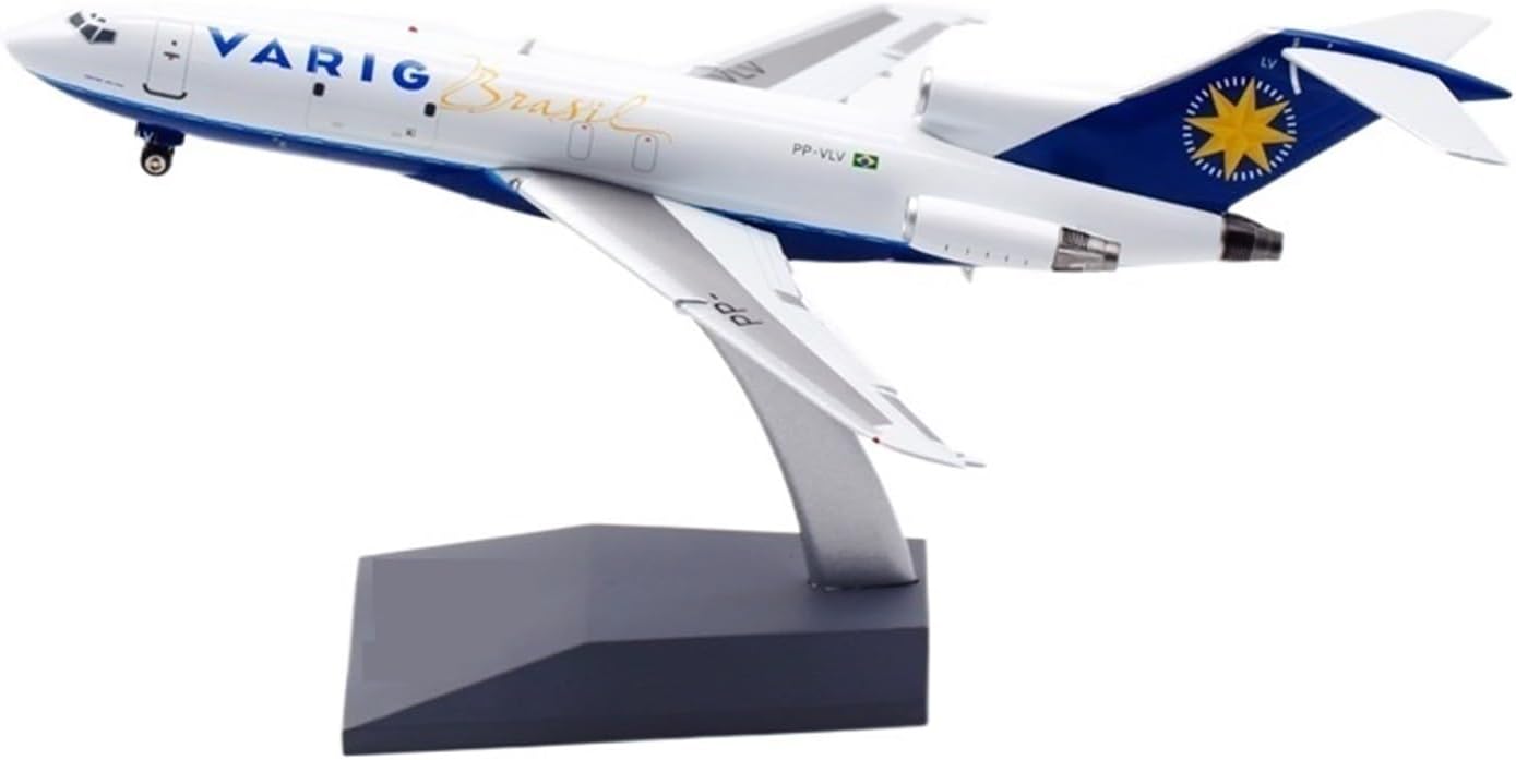 Die Cast Plane 1 200 for B727-100 Passenger Static Die Cast Alloy Metal Finished Simulation Aircraft Model Collection Finished Metal Airplane