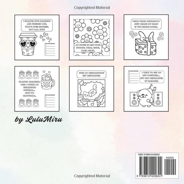 Comfort Calm for ADHD: Big & Easy Coloring Book with Funny Quotes - Reduce Stress, Anxiety & Overthinking to Help You Feel More in Control (Easy Coloring Comfort Collection) image 3