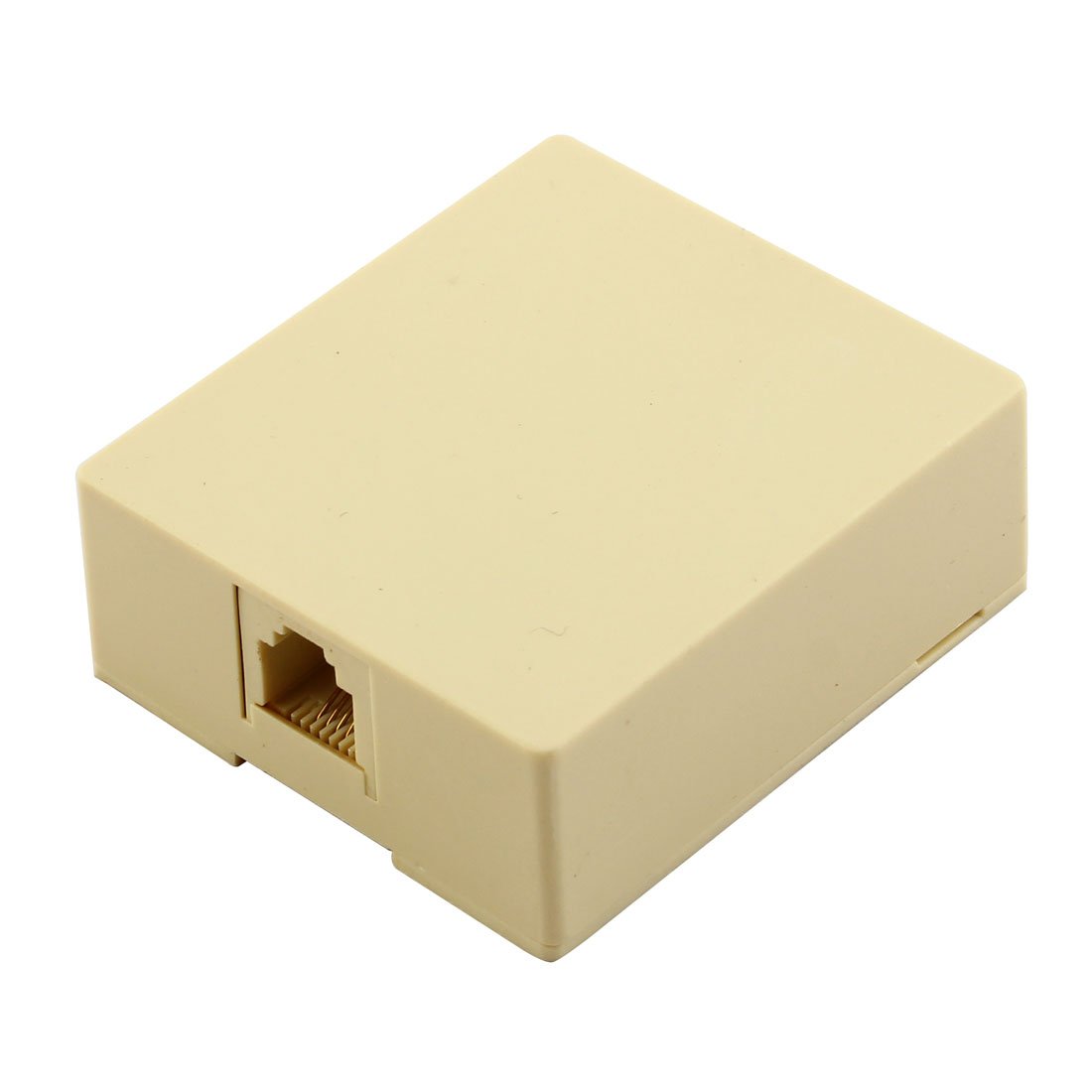 Uxcell Female RJ11 6P4C Wall Mount Modular Phone Jack and Block Box for Landline Telephone
