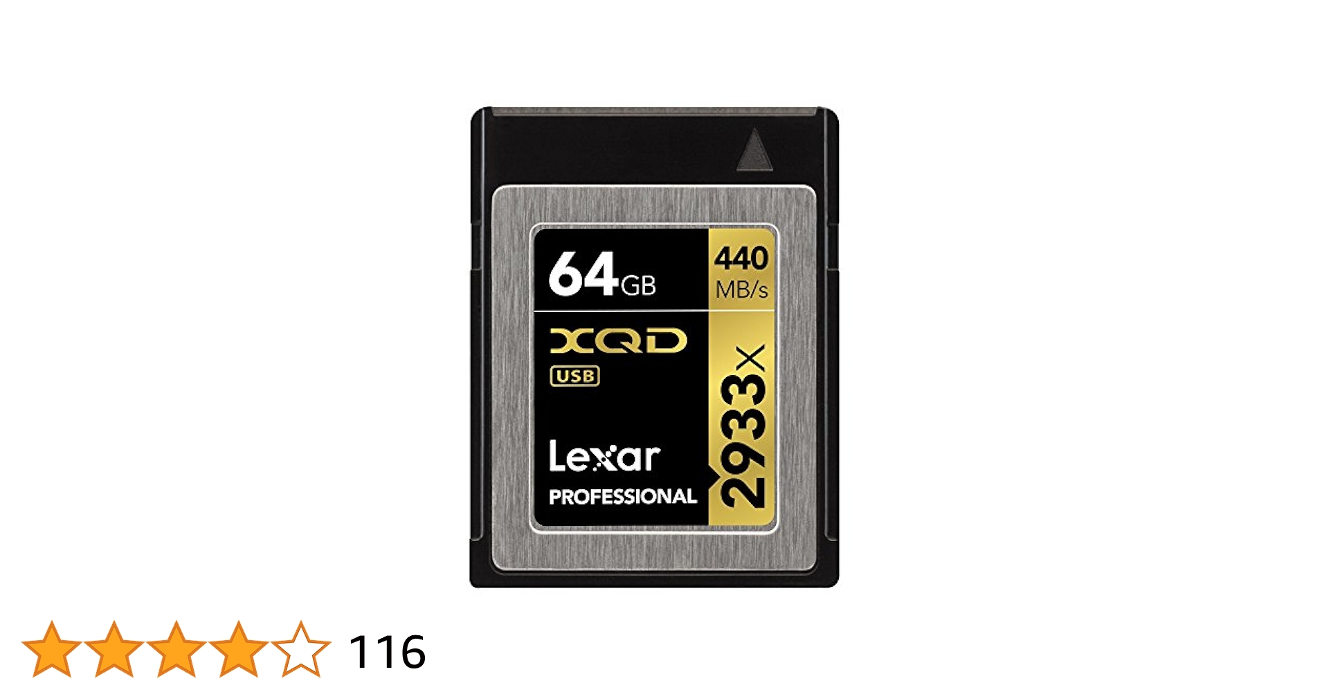 Amazon | Lexar Professional 2933x XQD 2.0カード 64GB (最大