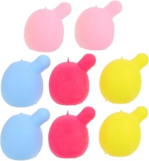 Wakauto 8Pcs Bubble Refill Inserts for DIY Bubble Toys PVC Core Parts for Kids Crafting Stress Relief and Interactive Play