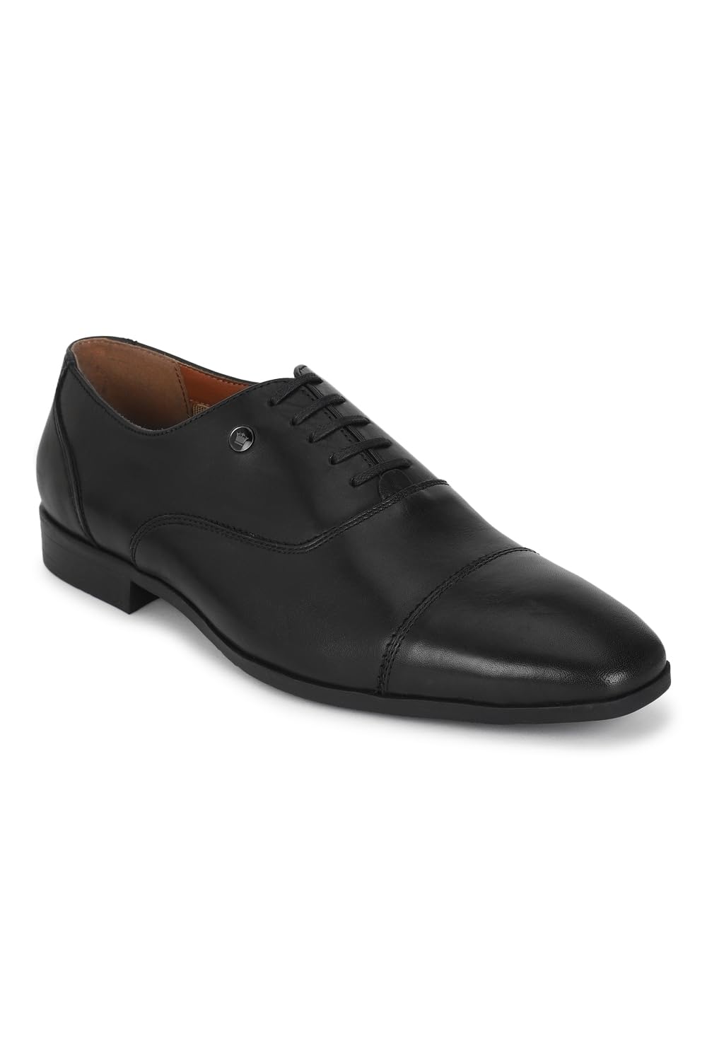 Louis Philippe Men Premium Leather Breathable Lining Material Anti Slip with Heel TPR Sole Formal Oxford Shoes