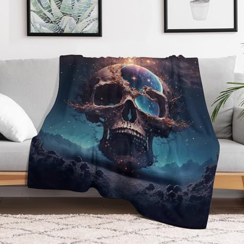 Couverture crâne polaire flanelle supérieure | Douceur durable