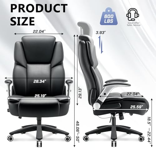 Luxury leather executive chair