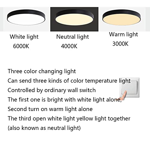 Lampe de plafond encastrée minimaliste pour petits espaces