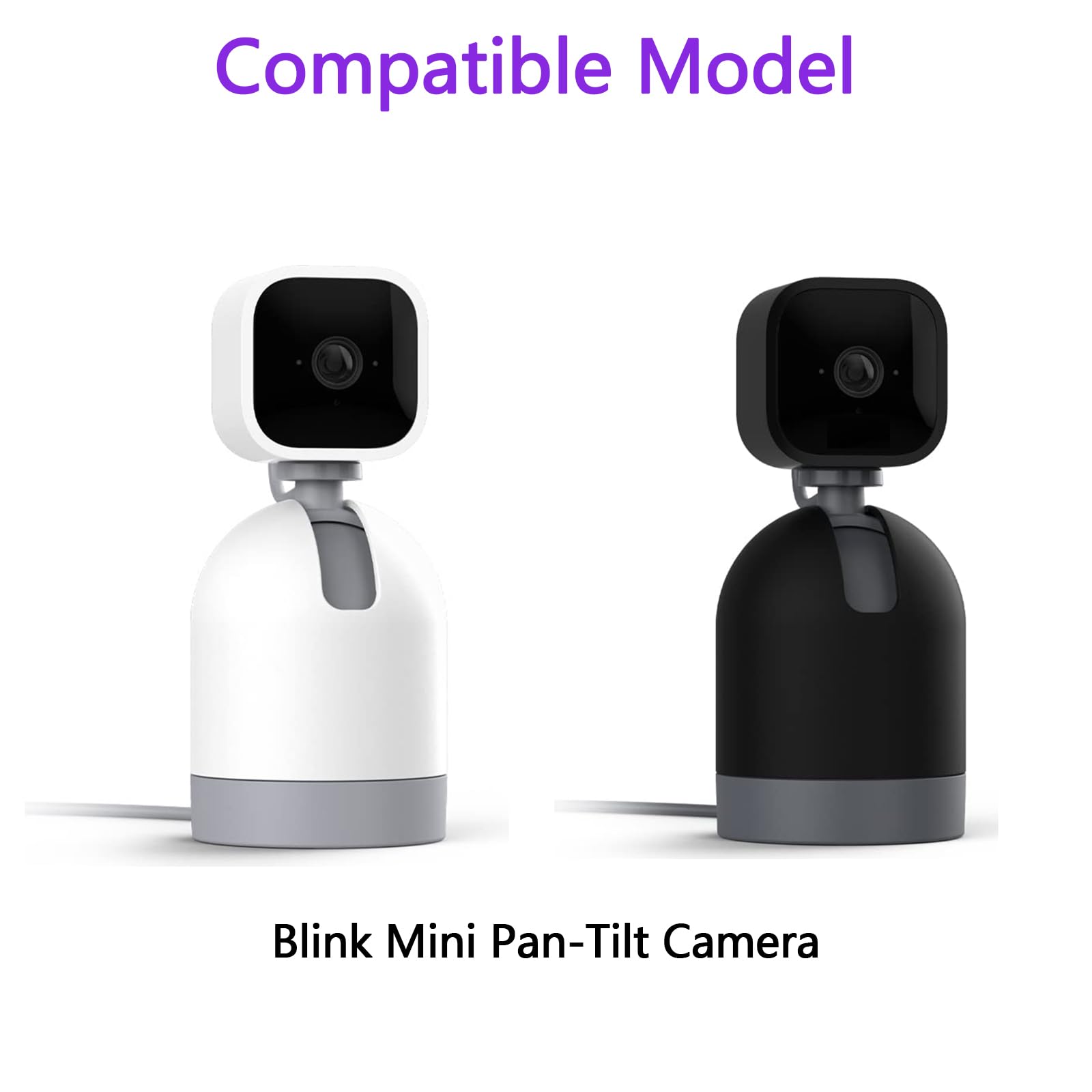 Soporte de cámara compatible con Eufy Security Indoor Cam E220, Blink Mini Pan Tilt, soporte magnético para cámara de seguridad, rosca de 1/4 pulgadas, soporte de montaje magnético sin taladrar