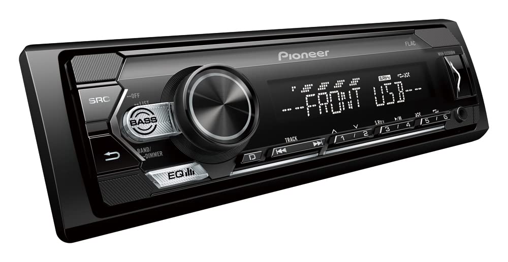 Pioneer MVH-S120UBW - Autoradio 1 DIN con sintonizador RDS, iluminación Blanca, USB y Compatible con Dispositivos Android