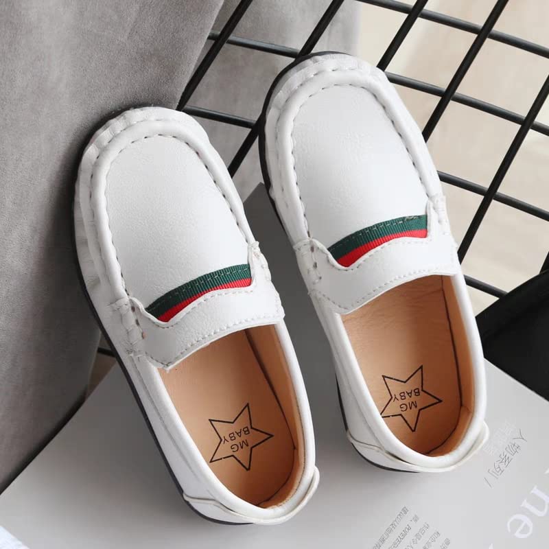 Mocassins plats en cuir doux et confortables pour enfants, garçons et filles, pour fête, mariage, taille plate