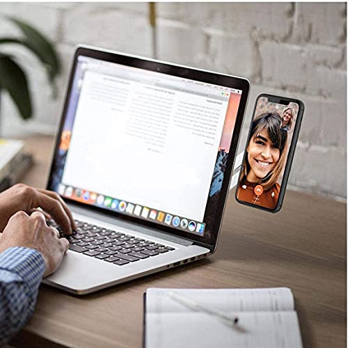Image of Foldable Aluminum Alloy Flexible Magnetic Laptop Stand Made of Aluminum for Computer and Laptop, Arm for Notebook Cell Phone Holder, Smartphone mounts-Silver