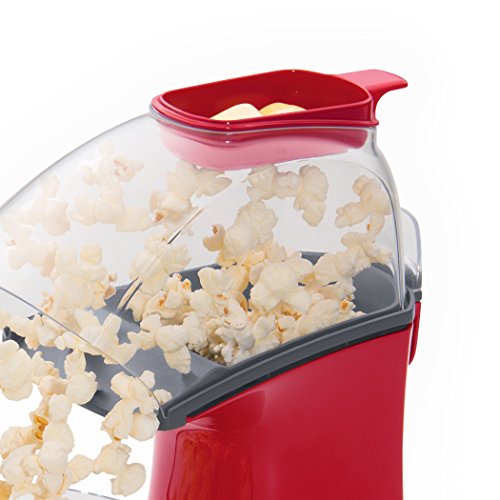 Image of Presto 04863 Poplite Hot Air Popcorn Popper - Built-In Measuring Cup + Melts Butter,Easy to Clean,Built-In Cord Wrap,18 Cups,Red,(Pack of 2)