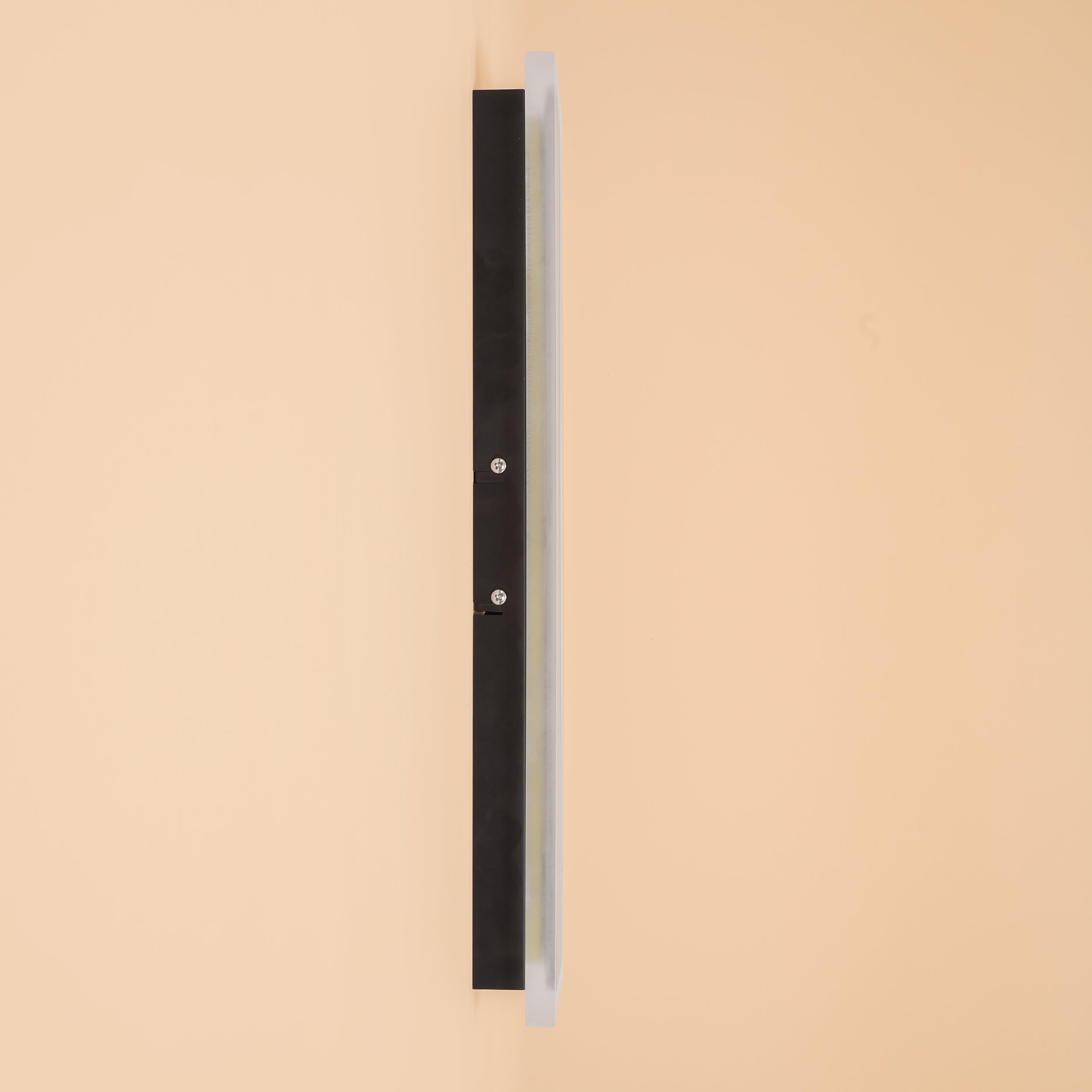 Esotec Solar Wandleuchte Außenwandleuchte SmartLight 50 Metall 102652 | Abm: 478×95×42mm, Metall, Fernbedienung, 3000/4000/6500K, Timer 3/5/8 Std, Akku wechselbar, Monokristallin 9,8Wp, 200lm, IP65