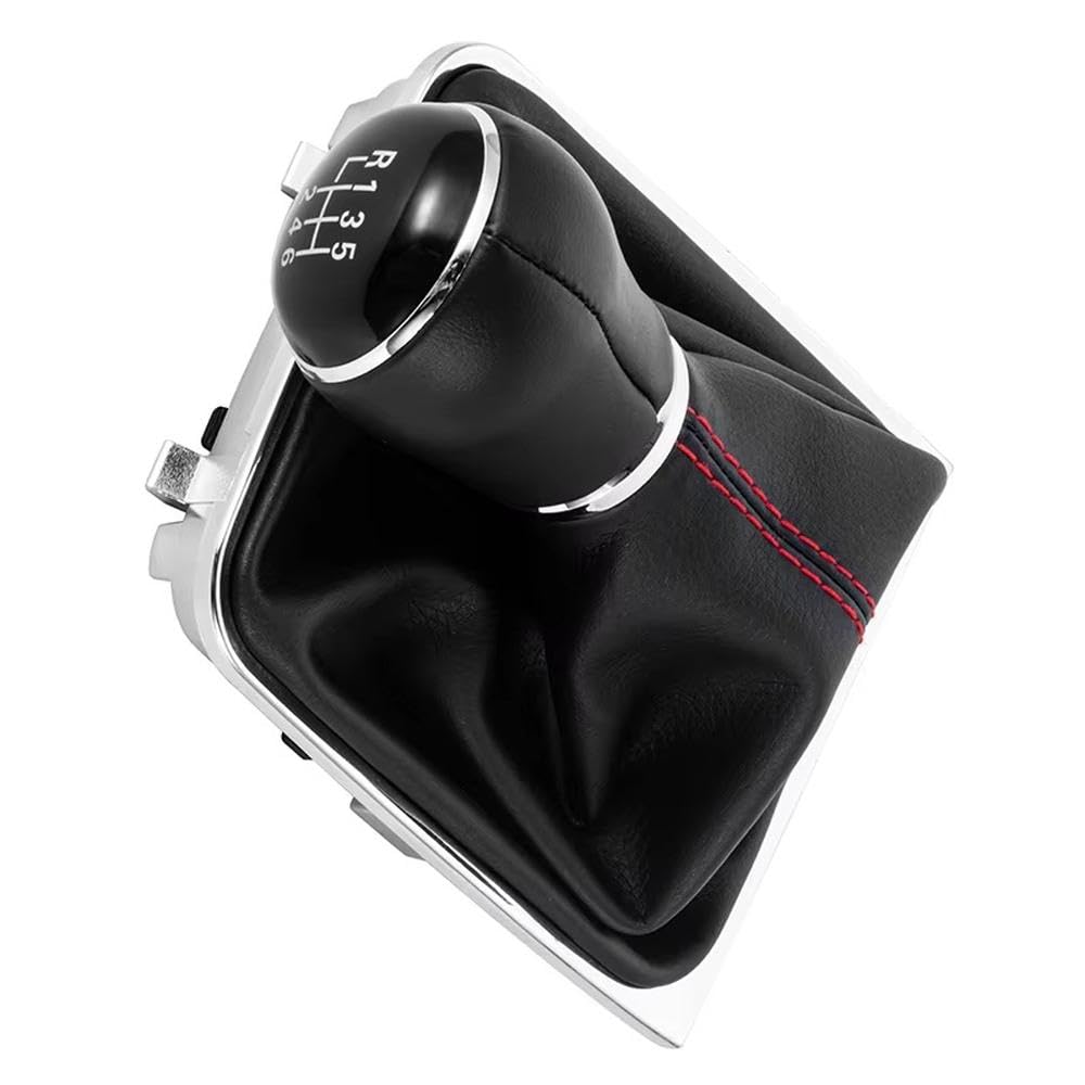 Ydxherta 6 Speed Auto Accessory Leather Gear Shift Knob 5/ For Golf 7 Mk7 Gti Gtd